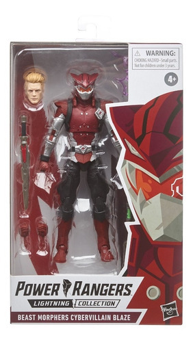 El cibervillano Blaze - Power Rangers - Colección Lightning