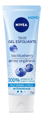 Gel Esfoliante Facial Refrescante Bio Blueberry 75g Nivea Tipo de pele Todos tipos de pele