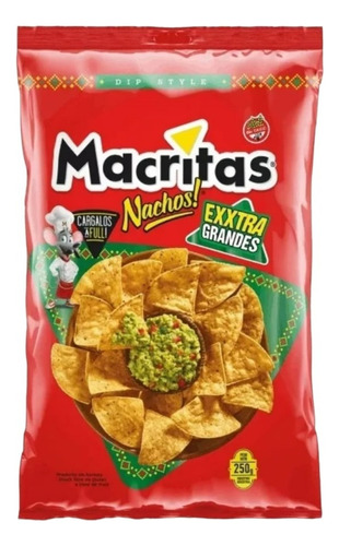 Nachos Macritas 250gr Sin Tacc - Distribuidora Stock8