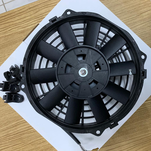 Motoventilador Universal Automotriz 8 80w 12v Aspa Recta