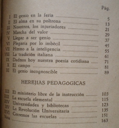 Papini Giovanni / Masculinidad Y Herejías Pedagójicas / 1956
