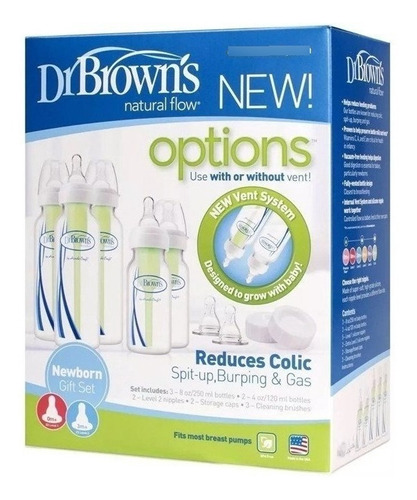 Dr Browns Natural Flow Set 5 Teteros Regalo Options