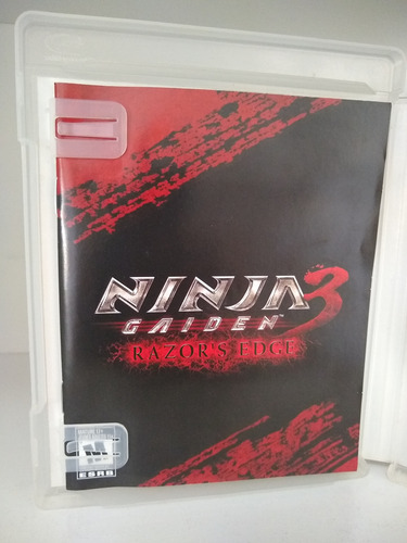 Ninja Gaiden 3 Razor's Edge Tecmo Games Ps3 Físico Completo (Usado)