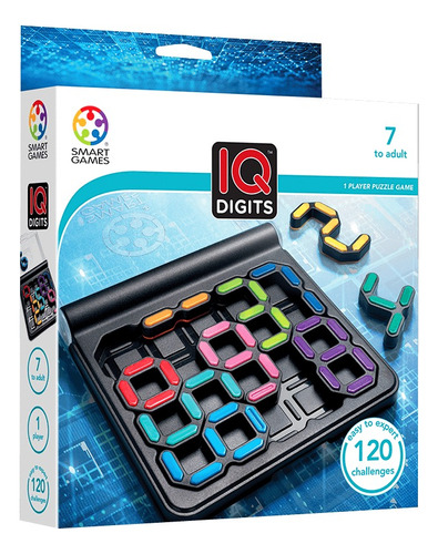Juego De Lógica Smart Games Iq Digits Con 120 Desafíos