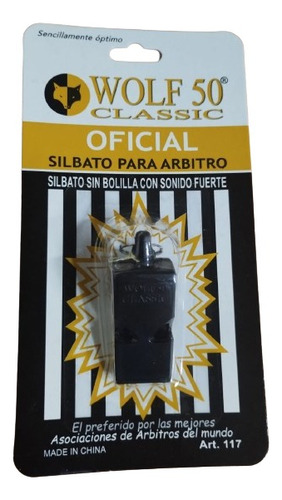 Silbato Wolf 50 Classic Lmr Deportes