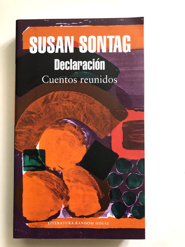 Declaración. Susan Sontag