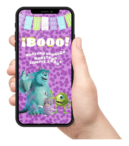 Video Invitación Monsters Inc