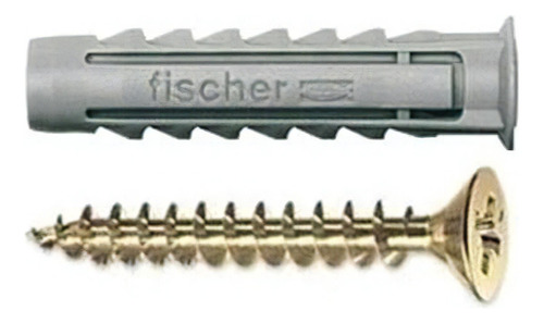 Tarugo Fischer Sx10 + Tornillo  Fix 6 X 60 Bolsa 50+50 Unid