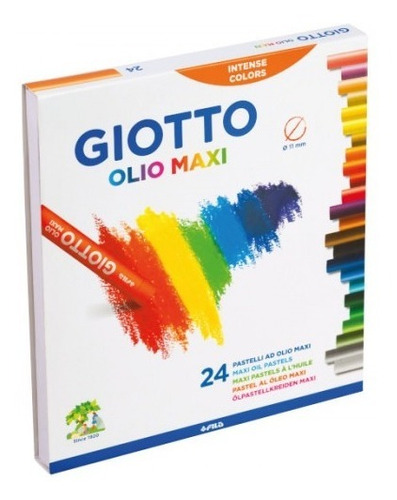 Pasteles Giotto Olio Maxi 24 Unidades