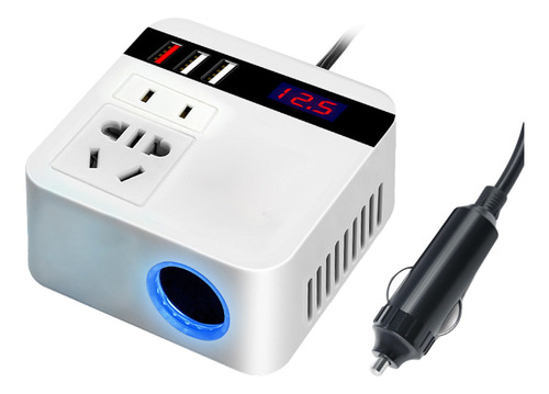 Inversor De Coche De 150 W, Pico, 12 V/24 V A 110 V, Enchufe