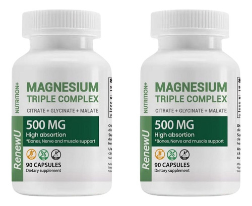 Magnesium Triple( Citrato, Glic - Unidad a $694