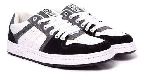 Tenis Masculino Urbano Moda Anos 80 Couro Original Qix