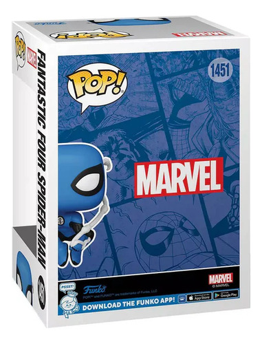 Funko Pop Marvel: Los Cuatro Fantasticos - Spiderman Azul