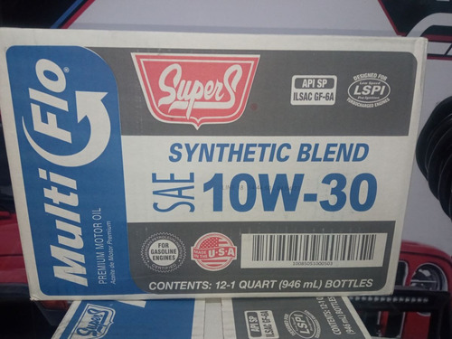 Aceite 10w30 Sn Semi Sintetico Super S Multi Flo