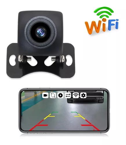 Cámara Trasera De Respaldo Inalámbrica Hd Wifi Para Auto