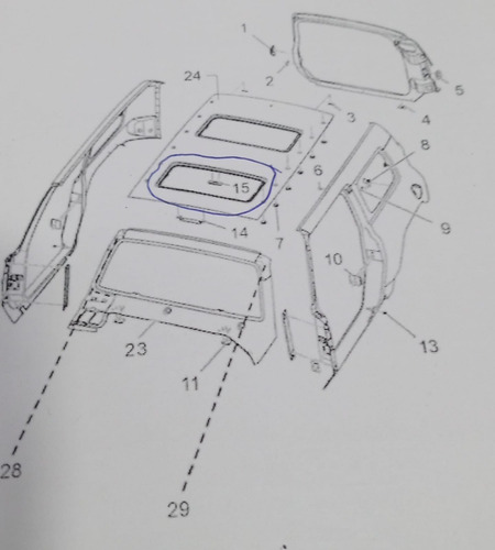 Imagem 2 de 3 de Perfil Teto Solar Troller 2015 A 2021 Inox