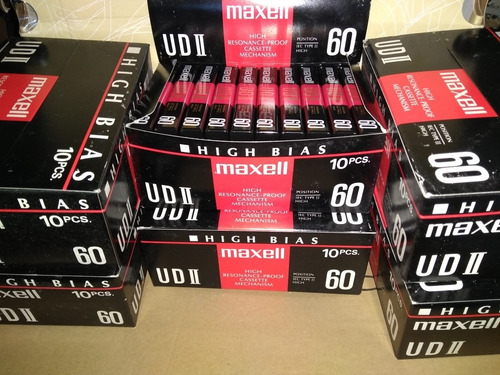 Imagen 4 de 10 de Maxell Udll 60 Cro2 Cromo X 10u Made In Japan, Envios Gratis