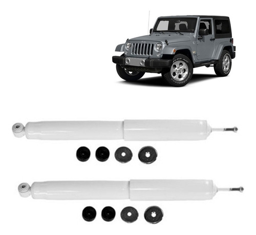 Par Amortiguadores Delanter Para Jeep Wrangler 2007 2015