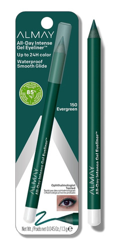 Delineador De Ojos Almay All-day Intense Gel Tono Evergreen