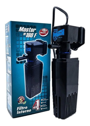 Filtro Master P/ Aquario Interno C/ Bomba Oxigenador 180 L/h