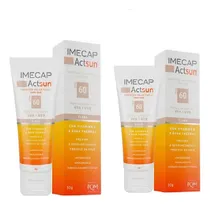 Comprar Kit 2 Protetor Solar Facial Imecap Actsun Clara Fps 60 50g
