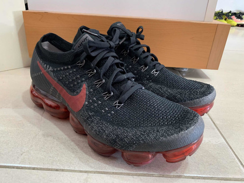 Tenis Nike Vapormax Color Negro, Suela Roja. Para Hombre | Mercado Libre