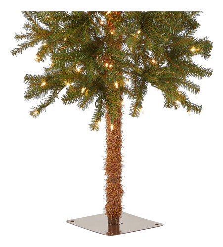 Árbol De Navidad Artificial Iluminado 1.52 Metros Cedro