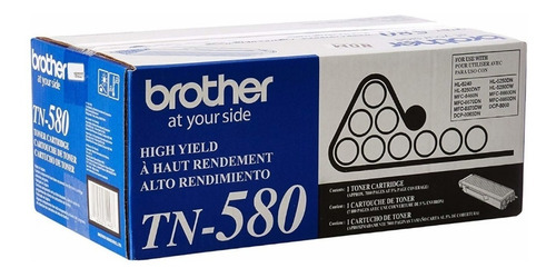 Toner Brother Tn580 Negro Original Dcp 8060 Mfc 8460 5240