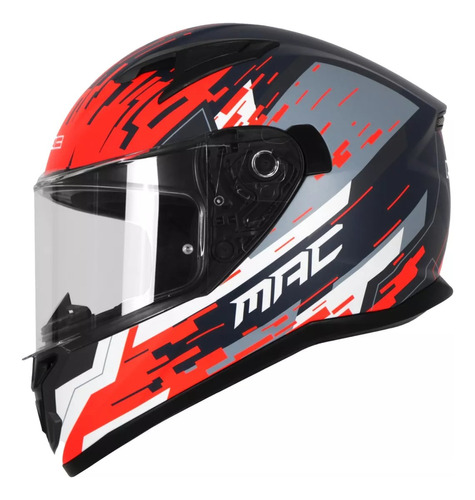 Casco Moto Mac Speed Riot Integral By Ls2 Edicion Limitada