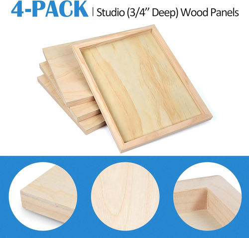 Kit De Paneles De Lona De Madera De Abedul Sin Terminar...