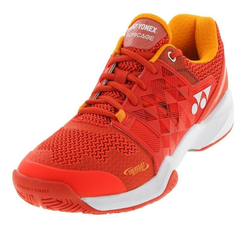 Zapatillas Tenis Padel Hombre Yonex Sonicage Negro / Rojo Baires Deportes Distr Oficial Local En Oeste Gran Bs As