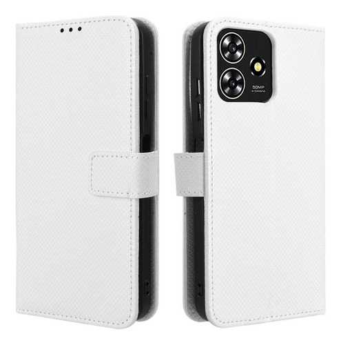 M Funda For Zte Axon 50 Lite Funda Magnética Tipo Cartera