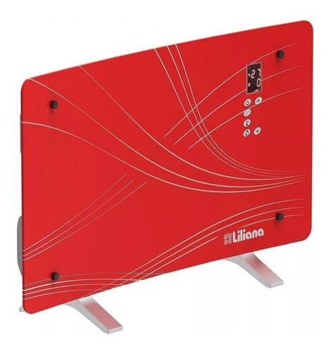 Imagen 2 de 2 de Panel calefactor eléctrico Liliana PPV510 rojo y gris 220V-240V