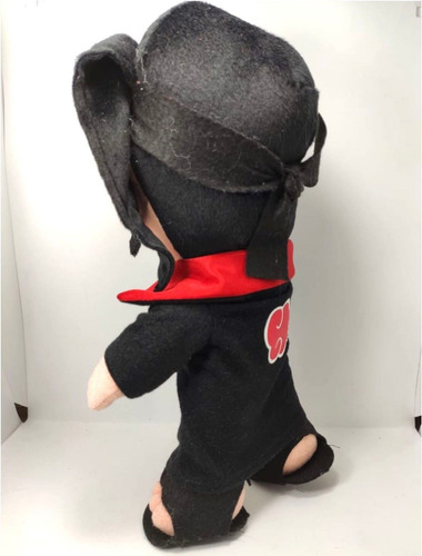 Imagen 4 de 4 de Muñeco De Peluche Itachi Naruto 34cm Hyuga Sharingan