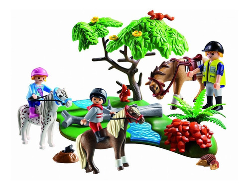 Paseo A Caballo En El Campoplaymobil 