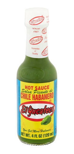 Salsa Picante El Yucateco Chile Habanero Verde Envio Ya