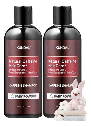 Kundal Juego De Champu Con Cafeina Para Regenerar El Cabello