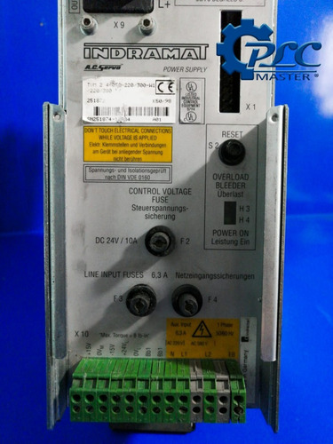 Servo Fuente De Alimentacion Indramat Tvm 2.4-050-220/300-w1 (Usado)