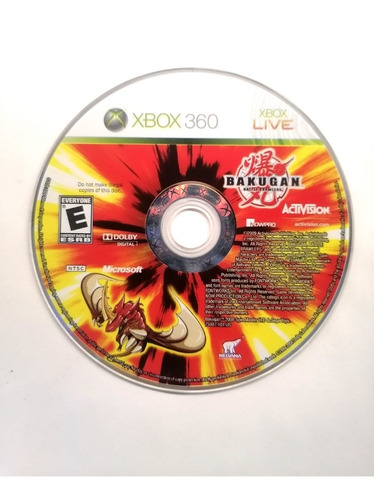 Bakugan Battle Brawlers Xbox 360 (Reacondicionado)