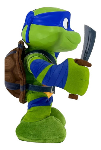 Figura Tortugas Ninja Leonardo Y Su Espada 30 Cm Interactiva