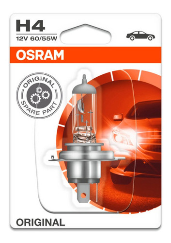 Imagen 2 de 6 de Lampara H4 12v 60/55w P43t Osram