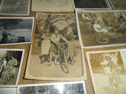 30 Antiguas Fotografias Bicicletas Años 40, 50, 60 (Usado)