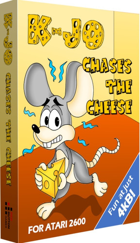 Jogo K-jo Chases The Cheese Atari 2600 [cib]