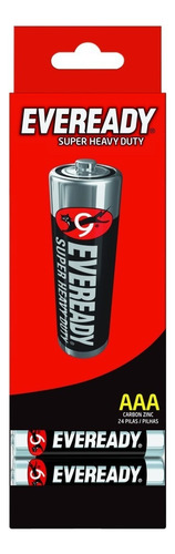 Pack 24 Pilas Eveready Aaa Triple A Caja 24 Unidades