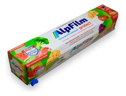 Filme Embalar Alimentos Trilho Alpfilm Protect  45cmx300m