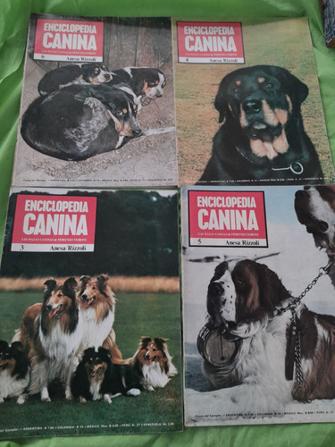 Lote 8 Fasciculos Enciclopedia Enciclopedia Canina..