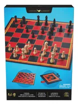 Comprar Juego De Mesa Spin Master Games Ajedrez Damas Y Tres En Raya