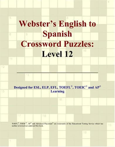 Libro: Webster S English To Spanish Crossword Puzzles: Level