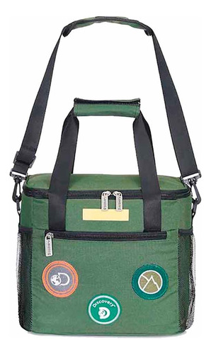 Bolso Conservador Discovery Color Verde  20 X 28 X 26 Cm