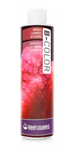 B-color 250ml Reeflowers Suplemento De Coloração Para Corais